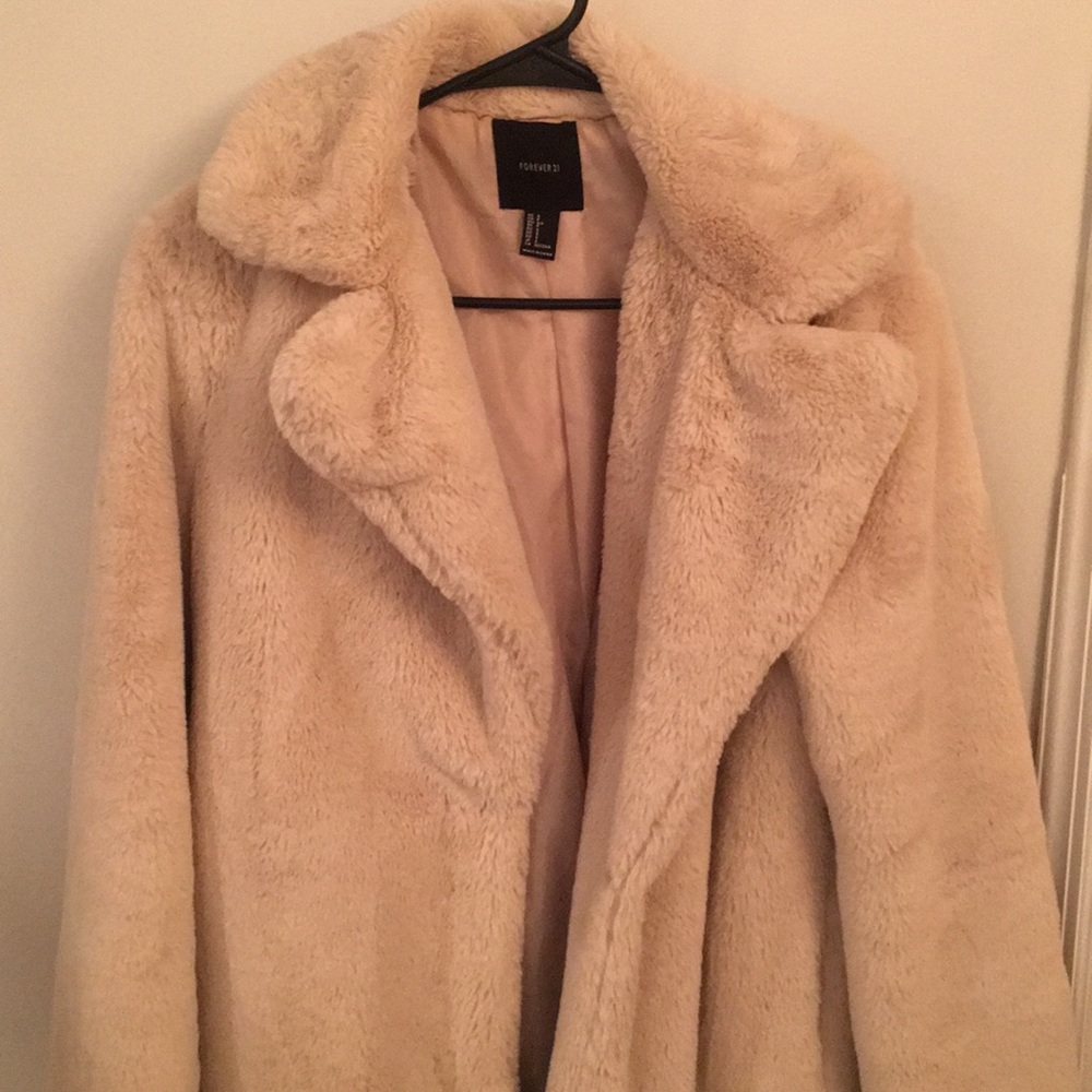 Forever 21 faux fur jacket